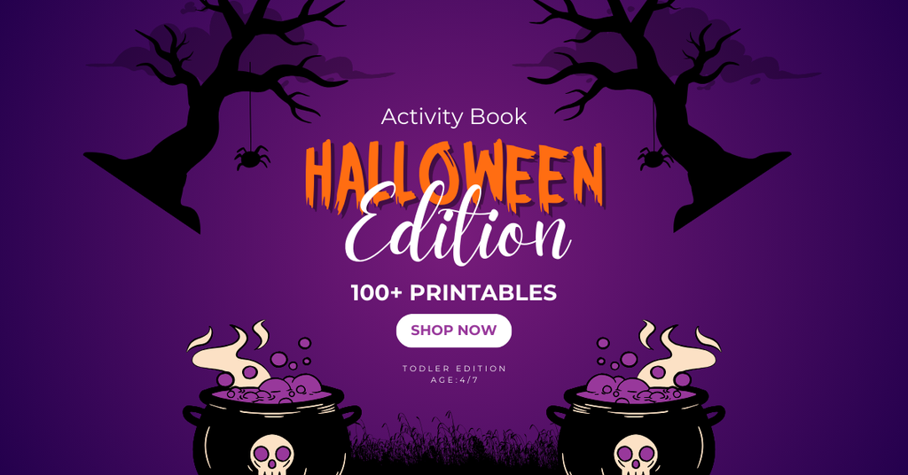 Halloween Activity Book 100+ Printables