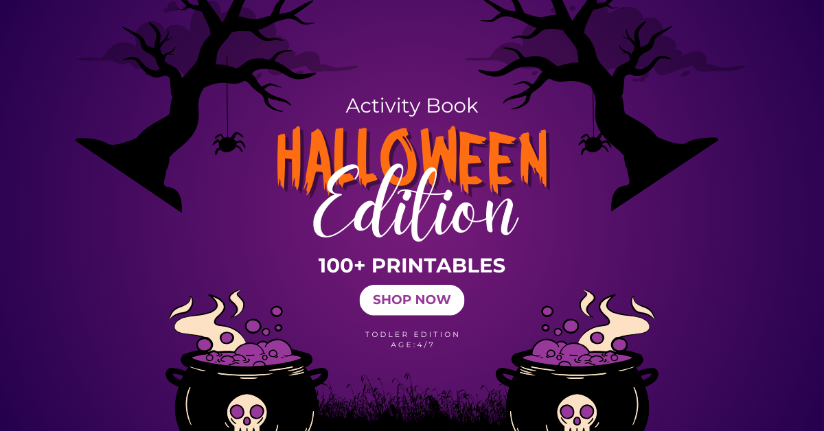 Halloween Activity Book 100+ Printables