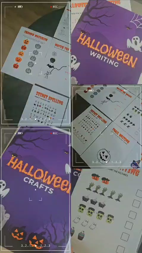 Halloween Activity Book 100+ Printables